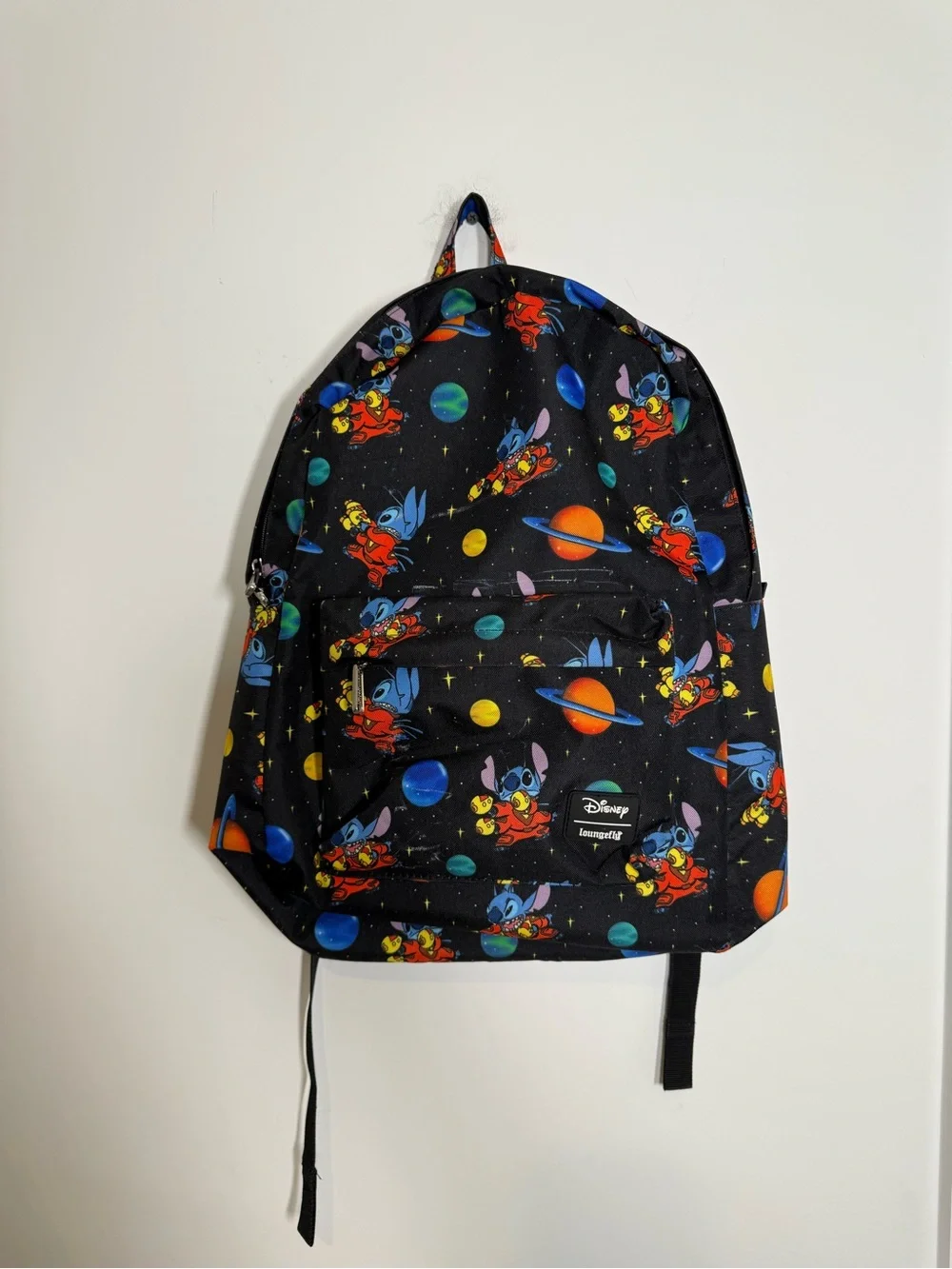 Disney Loungefly Space Stitch Spaceship Full Size Backpack Galaxy Outer Space